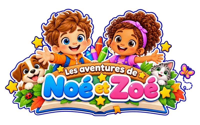 The adventures of Noé and Zoé logo